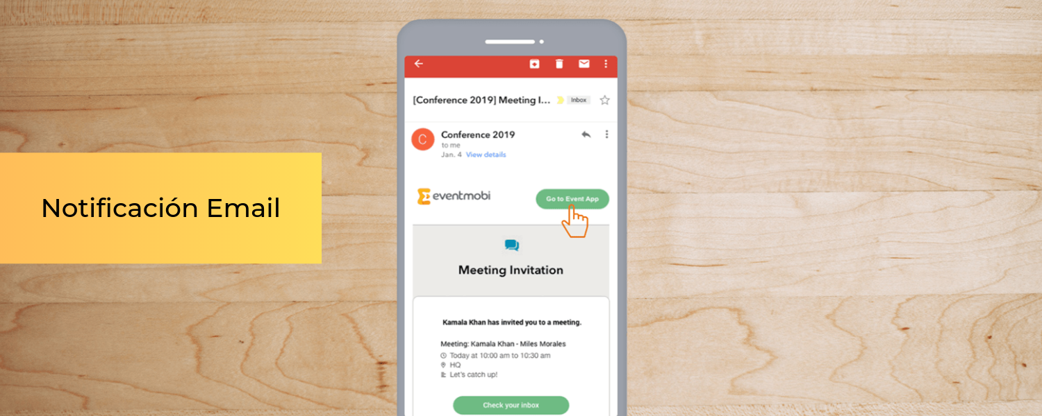 Las reservas de reuniones ya están disponibles en la App de EventMobi