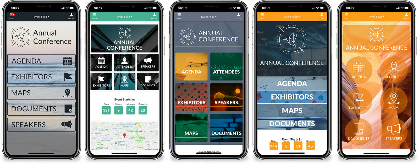 Diseñando la pantalla de inicio de tu app para eventos